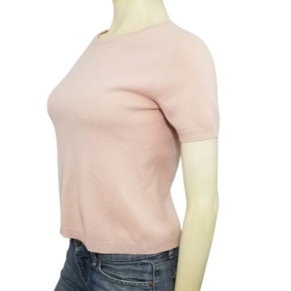 Lord & Taylor Cashmere Sweater Small Pink Blush - Picture 3 of 7